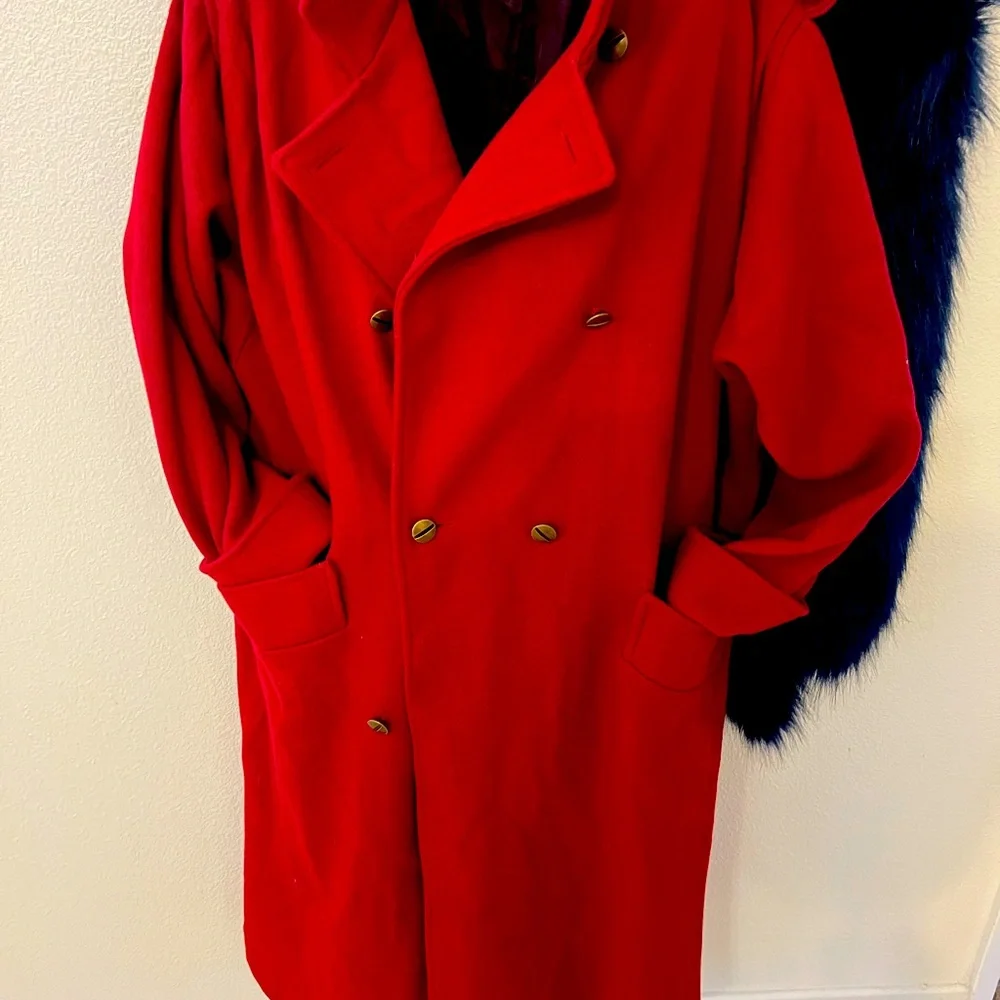 💯percent  pure wool Ashley Scott cot,color red - Picture 15 of 15
